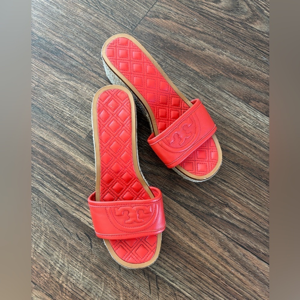 Tory Burch Fleming Espadrille Leather Sandal